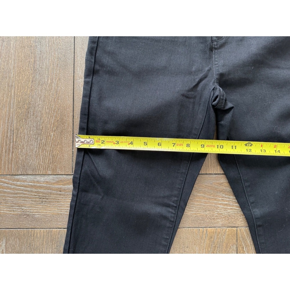 Simply Vera Vera Wang Skinny Jeans Womens Size 8 Black Stretch Denim Mid Rise - Picture 4 of 7